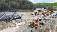 Es wird noch kräftig gebaut am neuen Seger-Standort in Holzhausen.