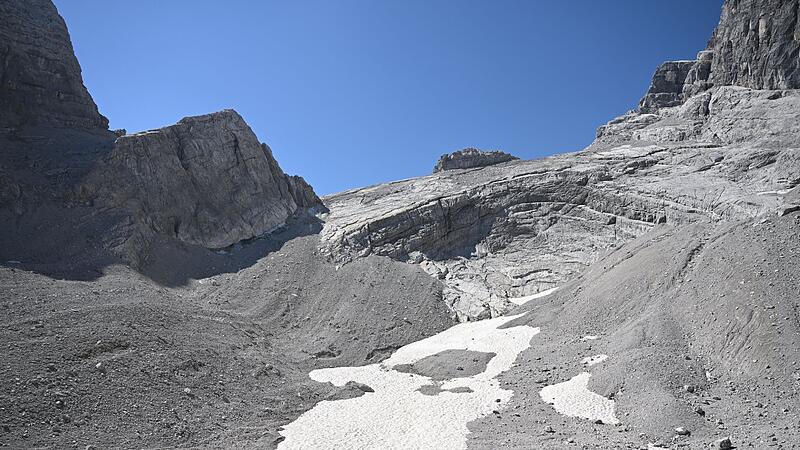 Entwicklung der verbleibenden deutschen Gletscher