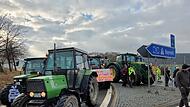 Bei Thurnau und Marktschorgast wurden Autobahnzufahrten blockiert.