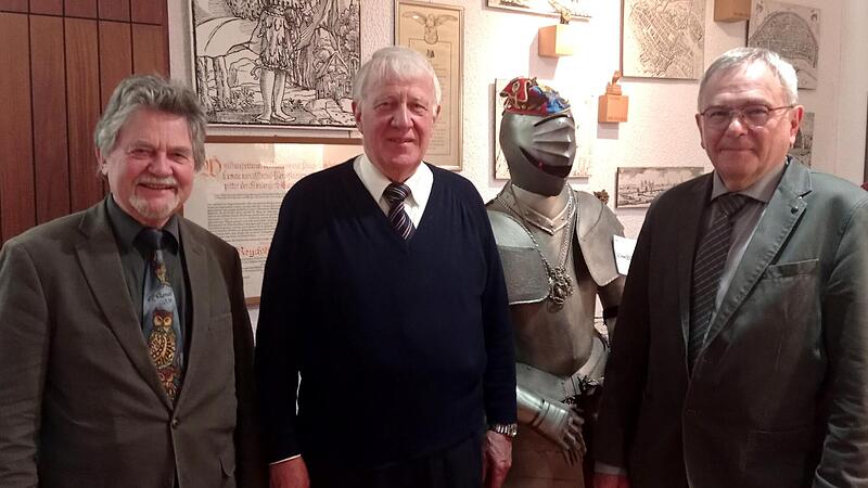 Der wiedergew&auml;hlte Vorstand: (von links) Wolfgang Rompf (Schatzmeister), Markus Suchanka (1. Vorsitzender)und Thomas Lotter (Stellvertretender Vorsitzender).