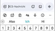 RSC-Nachrichten laufen &uuml;ber WLAN, und auch Gruppenchats sind m&ouml;glich.