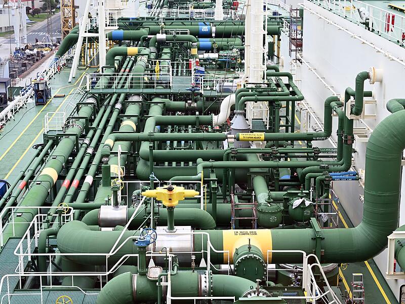 LNG-Tankschiff &laquo;Maran Gas Amorgos&raquo;