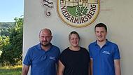 Von links: Sebastian Götz, Helene Kropfelder und Jakob Längenfelder von der Blaskapelle Niedermirsberg.Forchheim & Fränkische Schweiz Von links: Sebastian Götz, Helene Kropfelder und Jakob Längenfelder von der Blaskapelle Niedermirsberg.Forchheim & Fränkische Schweiz