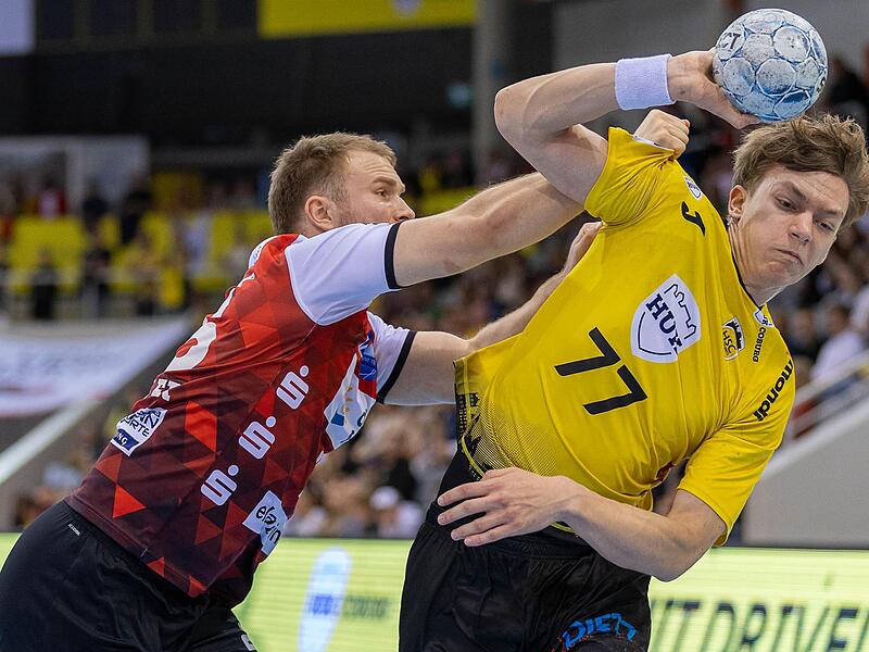 Lie&szlig; sich von seinen Gegenspielern kaum aufhalten: Marks Lilienfelds &uuml;berragte beim HSC Coburg mit sechs Treffern.