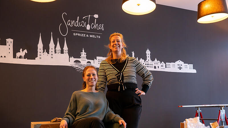 Schon bald gibt es in Bamberg einen neuen Gastro-Betrieb: Im Oktober er&ouml;ffnen Annett Malter (l.) und Anja Bach ihr Caf&eacute; und ihre Sportbar &bdquo;SandwiTches&ldquo;.