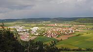 Westheim ist vom Anblick des Gewerbegebietes gepr&auml;gt.