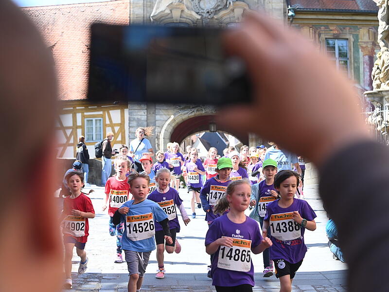 Weltkulturerbelauf 2025: Der Fuchs-Sch&uuml;lerlauf ging &uuml;ber 1,6 Kilometer.
