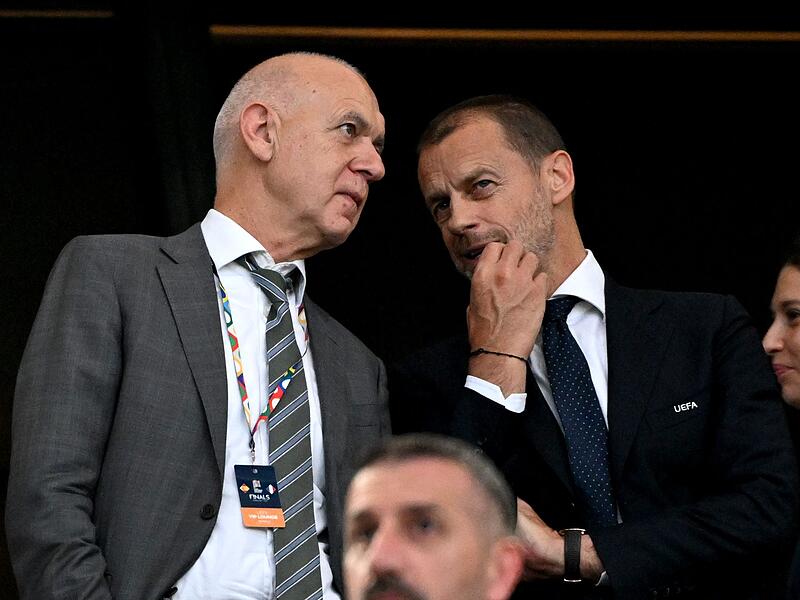 Bernd Neuendorf und Aleksander Ceferin
