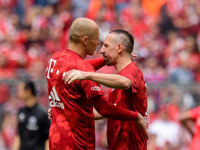 Arjen Robben und Franck Rib&eacute;ry