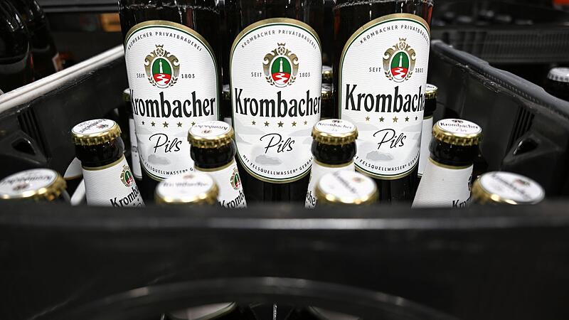 Krombacher Pils im Supermarkt