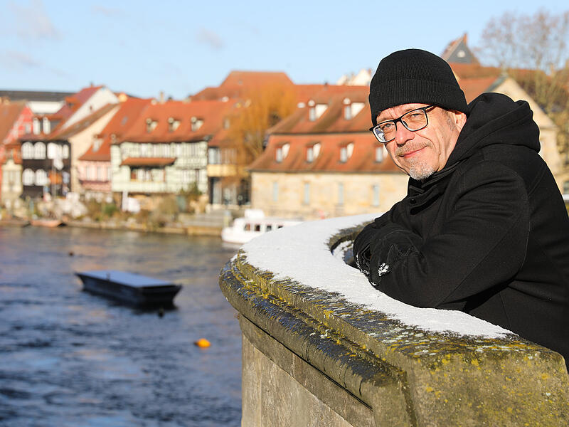 Zu Silvester gibt es in Bamberg ein gro&szlig;es Feuerwerk in der Regnitz