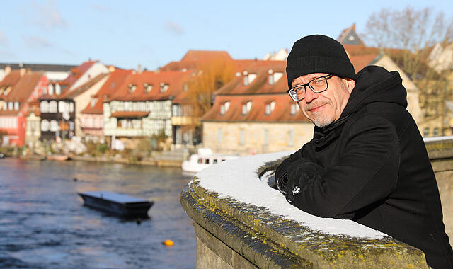 Zu Silvester gibt es in Bamberg ein gro&szlig;es Feuerwerk in der Regnitz