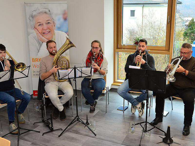 Der Musikverein Stadtsteinach umrahmte die Feier mit Musikbeiträgen.
