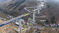 Bauarbeiten an der Talbrücke Rahmede Bauarbeiten an der Talbrücke Rahmede