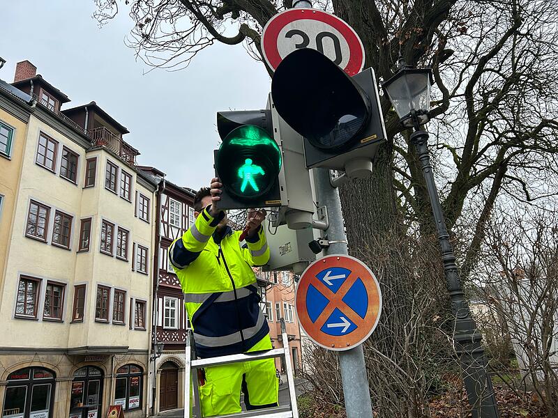 Coburger Bratwurst-AmpelCoburger Bratwurst-Ampel Coburger Bratwurst-Ampel in Betrieb gegangen