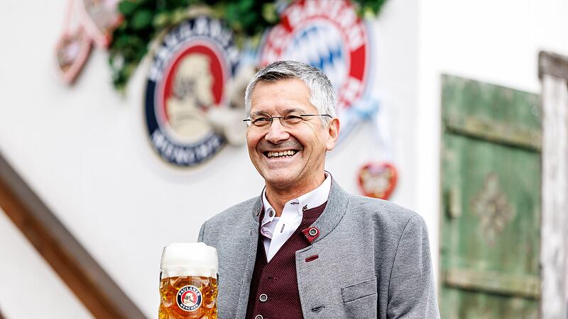 Besuch des FC Bayern München auf dem Oktoberfest