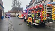 Die Bauerngasse in Münnerstadt ist eng. Wenn es hier brennt, rückt die Feuerwehr sicherheitshalber mit vielen Kräften aus.