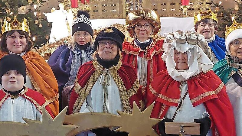 Das Bild zeigt Lucas Friedrich mit Kerstin Friedrich, Yvonne Weiß, Roswitha Stelzig, Elisabeth Klier, Renate Kießling, Petra Friedrich und Monika Thiesies, die mit ihrem Einsatz ein Zeichen gegen Kinderarbeit setzen wollen. Das Bild zeigt Lucas Friedrich mit Kerstin Friedrich, Yvonne Weiß, Roswitha Stelzig, Elisabeth Klier, Renate Kießling, Petra Friedrich und Monika Thiesies, die mit ihrem Einsatz ein Zeichen gegen Kinderarbeit setzen wollen.