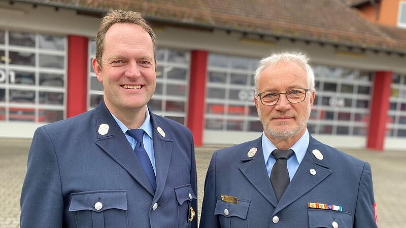 Michael Krug (links) und Elmar Eisenmann sind überzeugte Feuerwehrleute im Landkreis Bad Kissingen. Michael Krug (links) und Elmar Eisenmann sind überzeugte Feuerwehrleute im Landkreis Bad Kissingen.