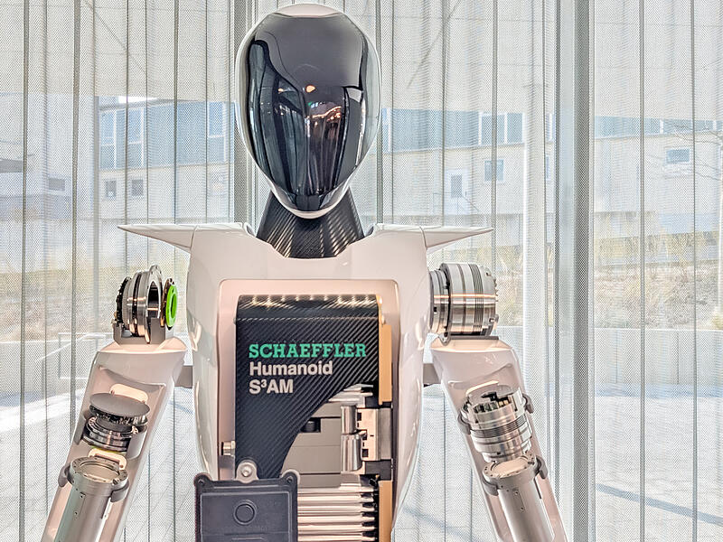 Eins der Wachstumsfelder, mit denen Schaeffler in die Zukunft blickt: humanoide Robotik.