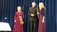 Klassische Musik von ausgew&auml;hlten Komponisten haben (v. links) Eva Sohni-Wengoborski, Stefan Ubl und Ursula Haeggblom in Kutzenberg geboten.