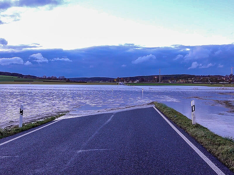 Hochwasser  in Höchstadt