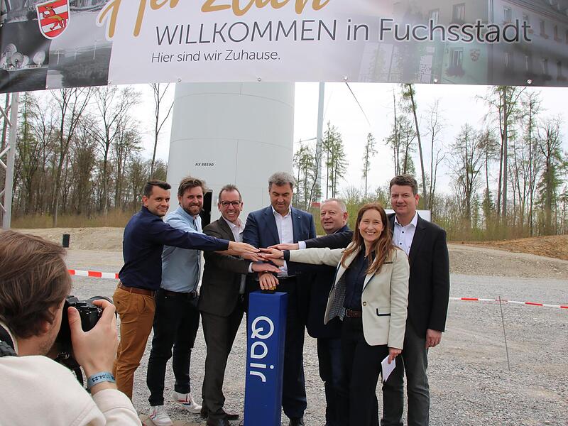 Eindrücke von der Einweihung des Windparks Fuchsstadt. Eindrücke von der Einweihung des Windparks Fuchsstadt.