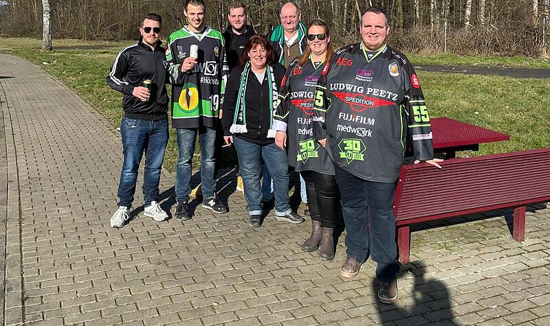 H&ouml;chstadt Alligators bei den Hannover Scorpions: Fans am Rastplatz vor Spiel 1