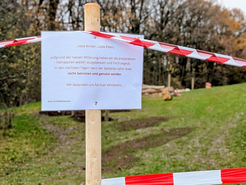 Naturspielplatz in Scheuerfeld ist gesperrt