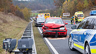Schwerer Unfall auf der B4 bei Rödental