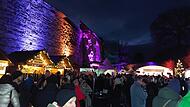 Die Kronacher Festungsweihnacht in magischer Kulisse.