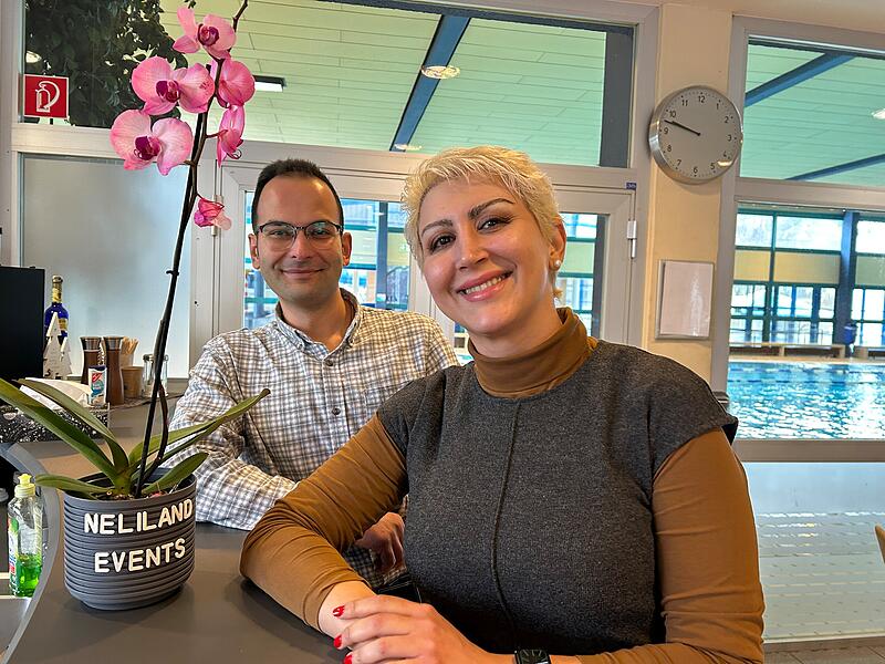 Hengameh Bahrami und Sohrab Foroughi Nezhad haben sich nach ihrem Studium an der Hochschule in Coburg selbstst&auml;ndig gemacht. Seit Anfang dieses Jahres sind sie zudem P&auml;chter des Bistros im Aquaria.