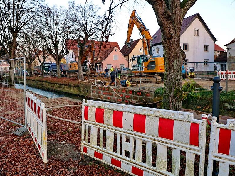 In Scheßlitz gibt es derzeit an vielen Ecken Baustellen und Umleitungsschilder.