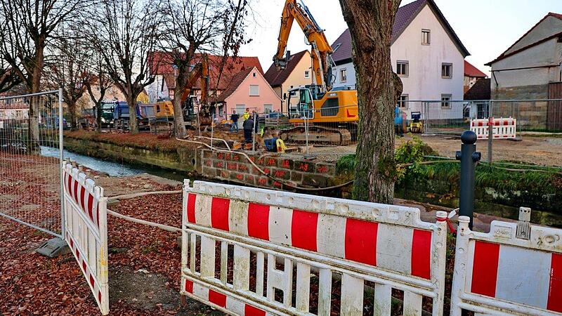 In Scheßlitz gibt es derzeit an vielen Ecken Baustellen und Umleitungsschilder.