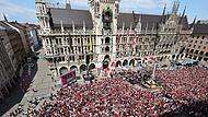 Meisterfeier des FC Bayern M&uuml;nchen
