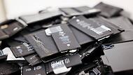 Alte Akkus von Smartphones und Tabletcomputern