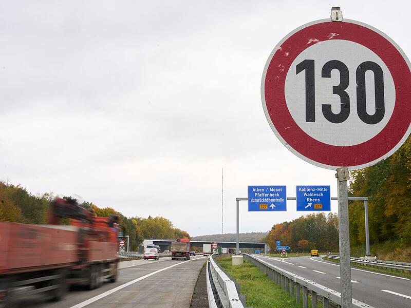 Tempolimit auf der Autobahn