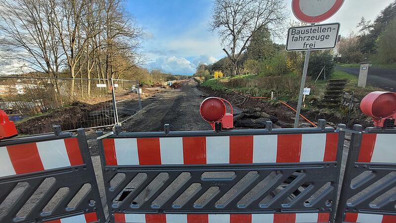 Am Hammelburger Berg zwischen Bad Brückenau und Buchrasen hat die Sperrung Folgen
