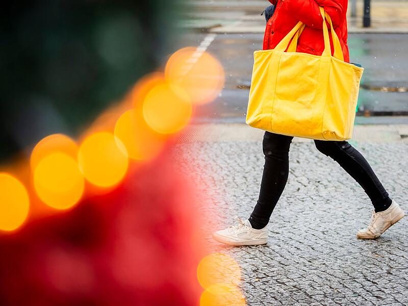 Weihnachtsgesch&auml;ft im Einzelhandel