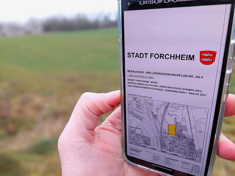 Auf knapp vier Hektar ist das geplante Gewerbegebiet zusammengeschrumpft - von urspr&uuml;nglich 14 Hektar.
