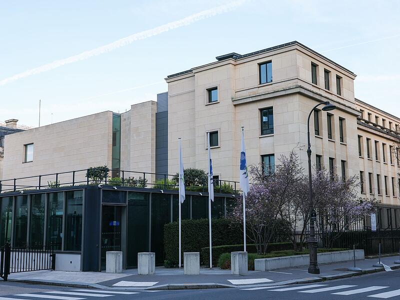 Handelsgespr&auml;che zwischen den USA und China in Frankreich