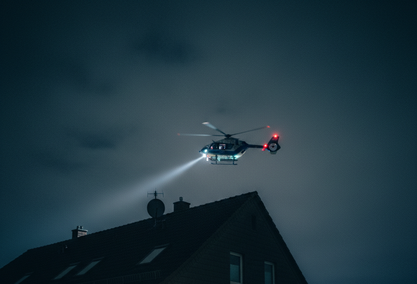 Kulmbacher rätseln über Hubschrauber - verzweifelte Suche steckt dahinter Kulmbacher rätseln über Hubschrauber - verzweifelte Suche steckt dahinter