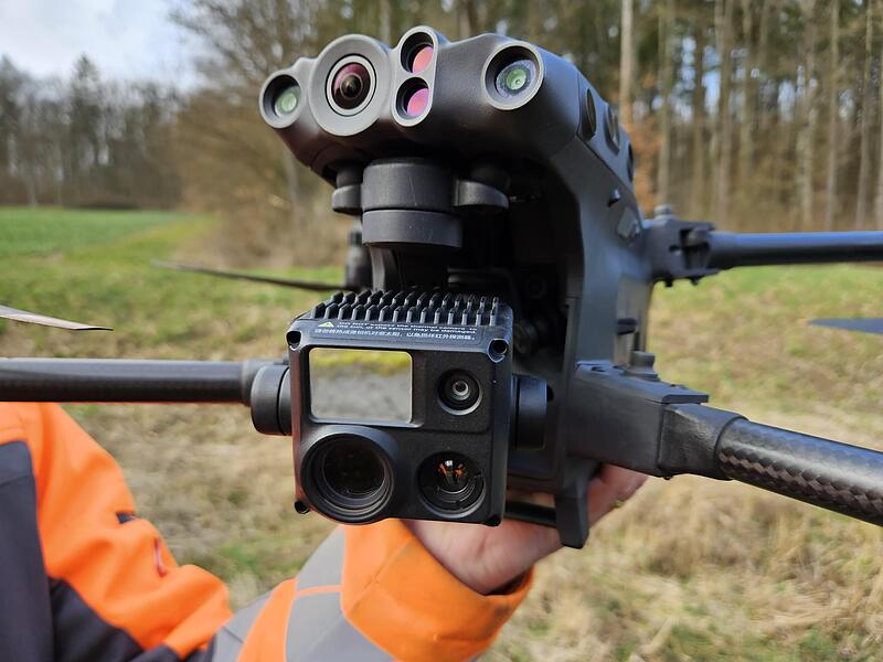 Wildz&auml;hlung per Drohne: Drei Tage lang flogen solche Flugobjekte &uuml;ber den Sailersh&auml;user Wald.