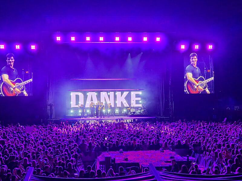 Wincent Weiss beim Open Air in Bad Kissingen