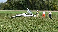 Absturz eines Motorseglers in Wonfurt im Kreis Haßberge Absturz eines Motorseglers in Wonfurt im Kreis Haßberge