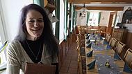 Tina Gebert ist die neue Wirtin im "Zum Goldenen Kreuz" in Untererthal.