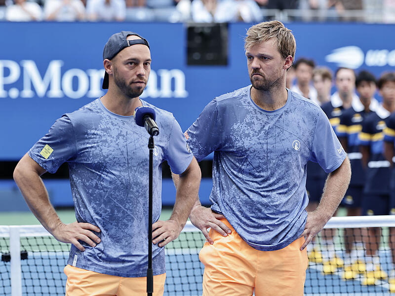 Kevin Krawietz (r.) und Tim Pütz warten weiterhin auf ihren ersten gemeinsamen Grand-Slam-Titel. Kevin Krawietz (r.) und Tim Pütz warten weiterhin auf ihren ersten gemeinsamen Grand-Slam-Titel.