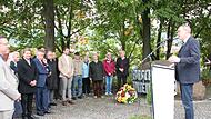 Ein leidenschaftliches Plädoyer für die Demokratie hält Wolfram Brehm am Tag der Deutschen Einheit. Stöckel Ein leidenschaftliches Plädoyer für die Demokratie hält Wolfram Brehm am Tag der Deutschen Einheit. Stöckel