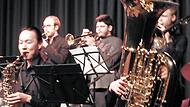 Konzentration beim Interpretieren der Jazz-Suite