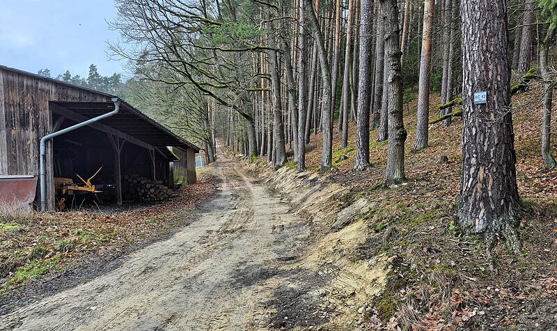 Um diesen Weg dreht sich der Streit der Verlegung einer neuen Stromleitung.